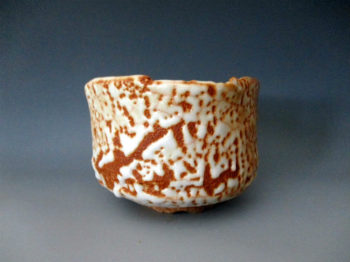 志野茶碗 　銘「御岳」