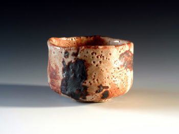 志野茶碗　銘 ｢紫野｣　